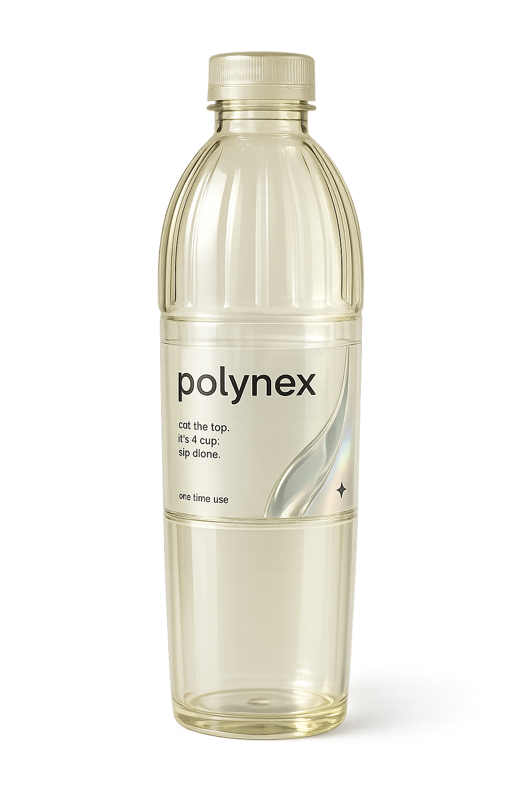 Polynex edible bottle-cup